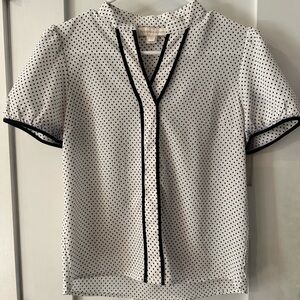 Xs polka dot blouse Monteau LA